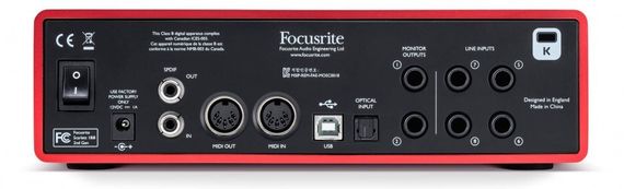 FOCUSRITE Scarlett 18i8 2nd Gen USB