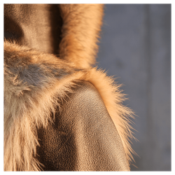 Куртка с мехом волка «Волчья бригада»