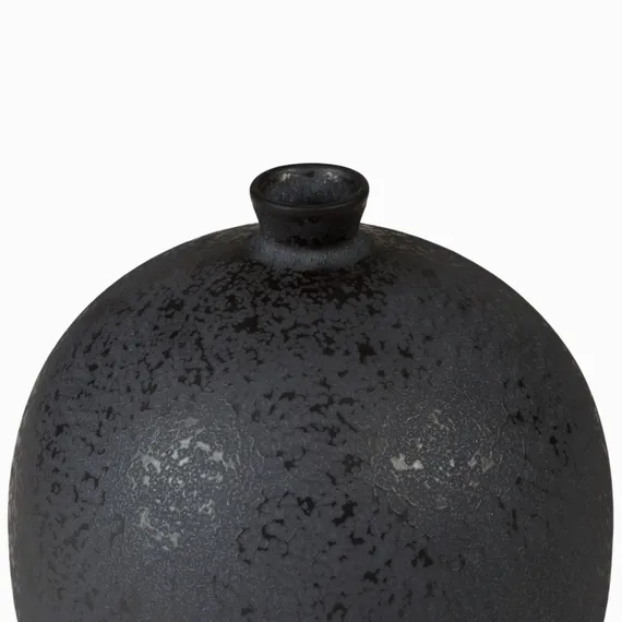 Ваза Noir высота 25 см, черная