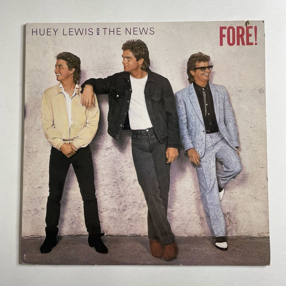 Винтажная виниловая пластинка LP Huey Lewis And The News Fore (Canada 1986)