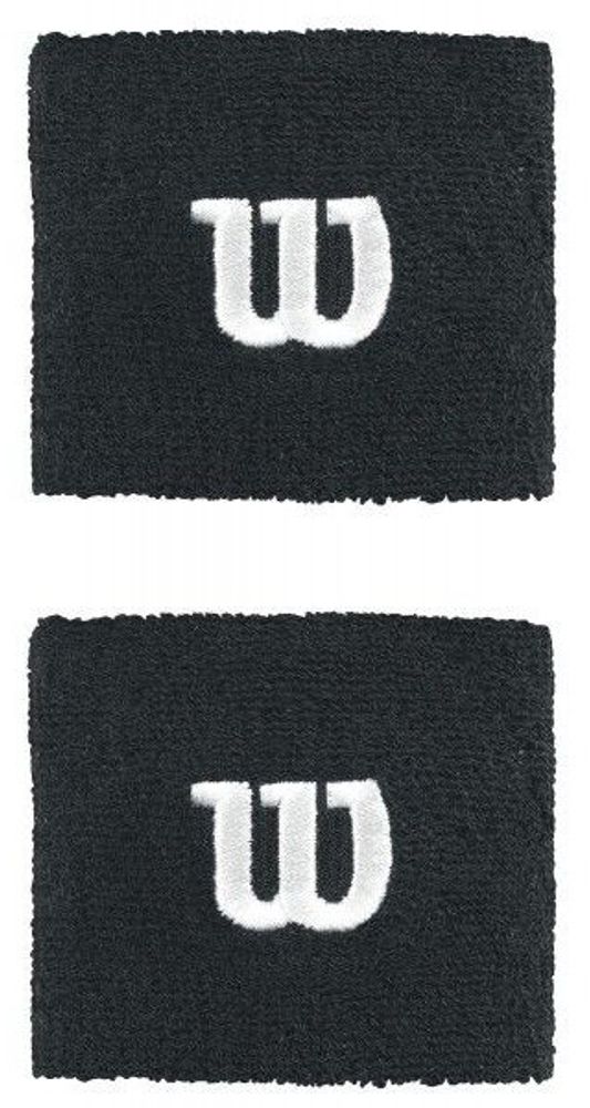 Напульсник теннисный Wilson Wristbands Poignets - black