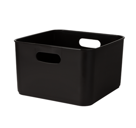 Корзина Agraba, 3.9 л, 20х20х12 см, базальт, пластик