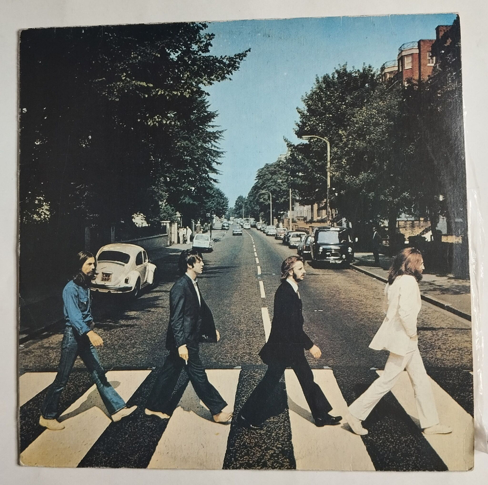 Винтажная виниловая пластинка LP The Beatles Abbey Road (Россия 1992)