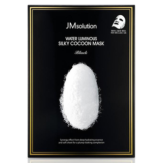 JMsolution Маска для лица с протеинами шелка - Water luminous silky cocoon mask black, 30мл