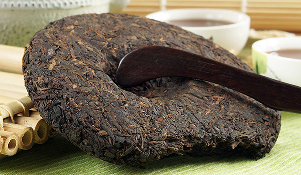 Пуэр Синий павлин (3 года регион Мэнхай) РЧК 100г