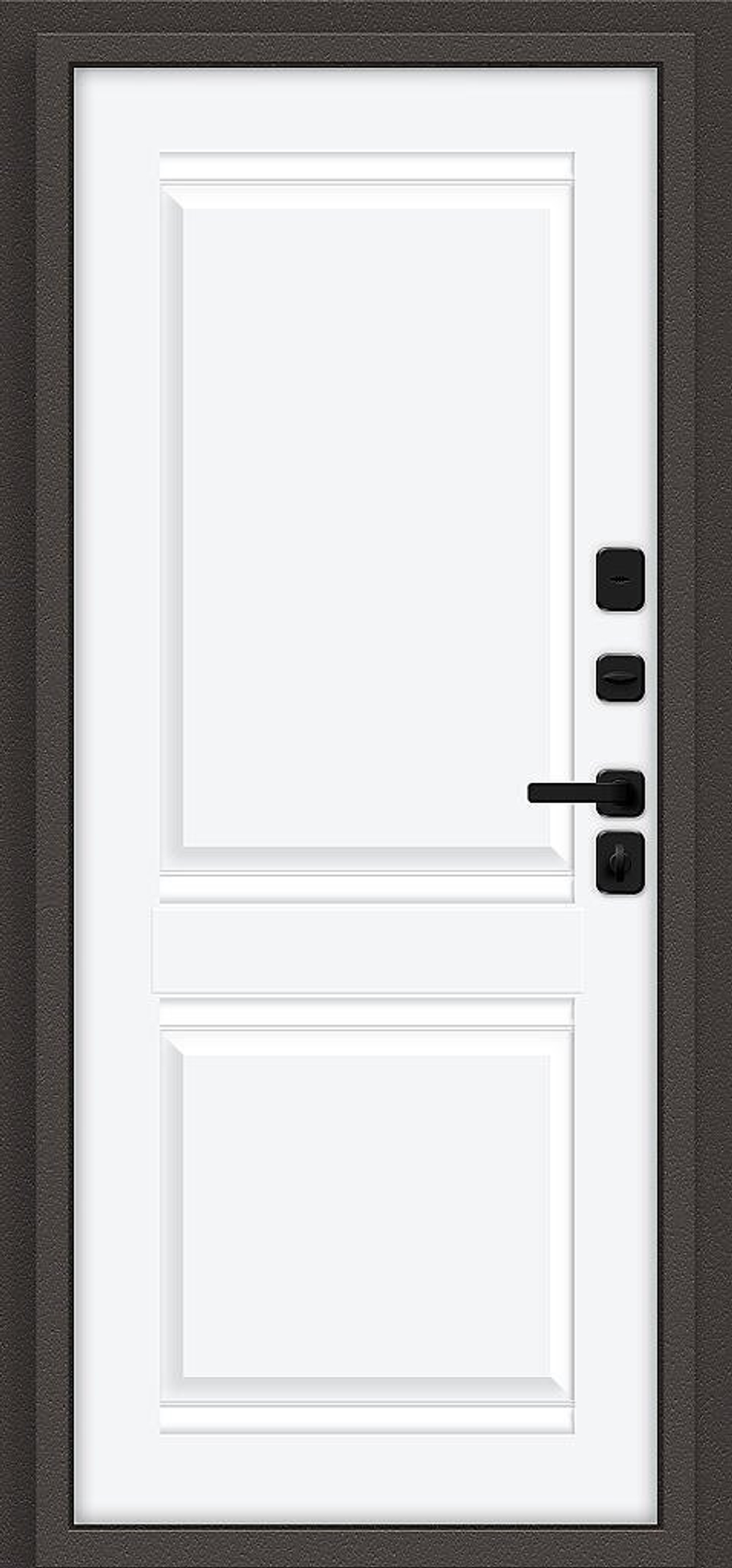 Thermo Некст МФ/SBlack Старк шоколад/White Silk 205*86 левое