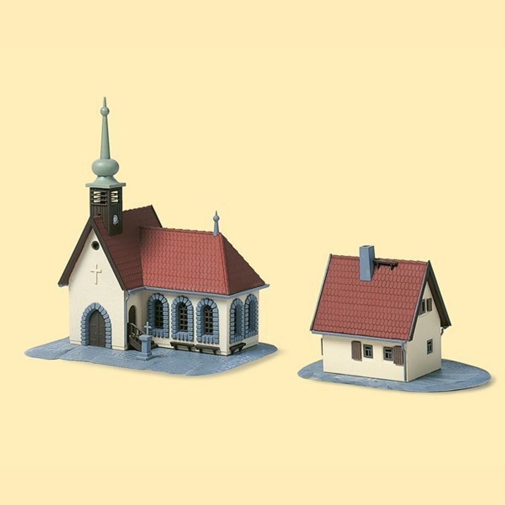 Сельская церковь и дом священника, (N)