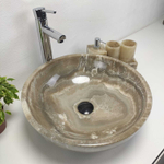 Раковина из оникса Bowl Grey Medium TinLip BO-61088 45*45*15