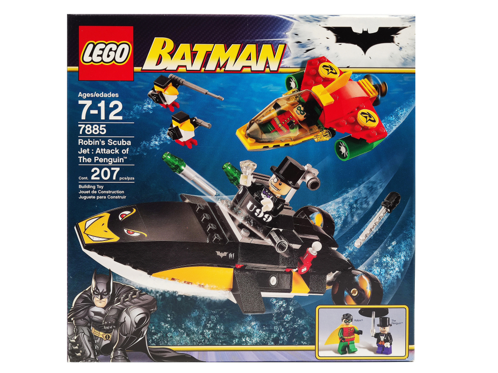 Конструктор LEGO Бэтмен 7885 Акваланг Робина: Атака пингвина