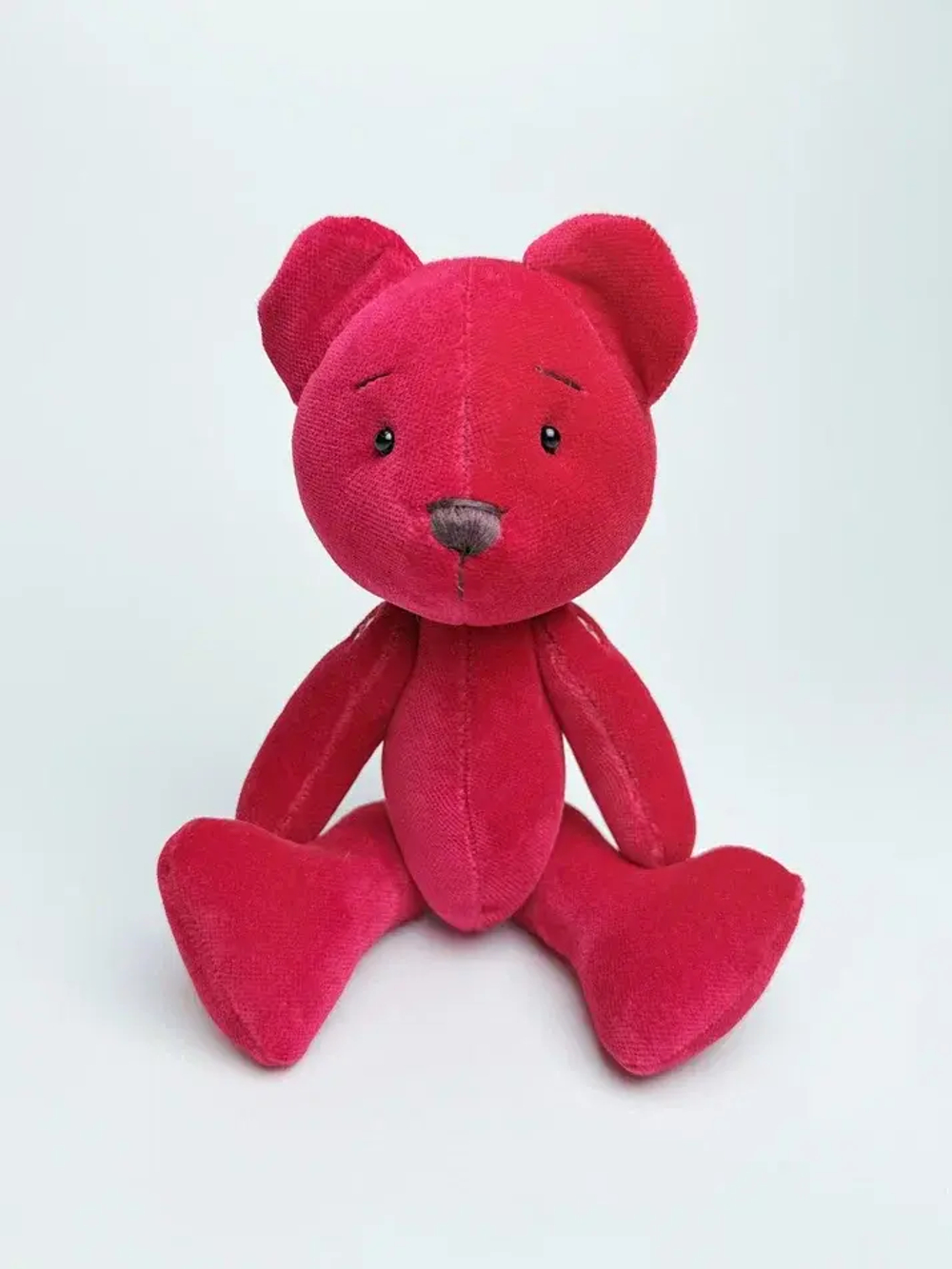 Мишка маленький Красный бархат
