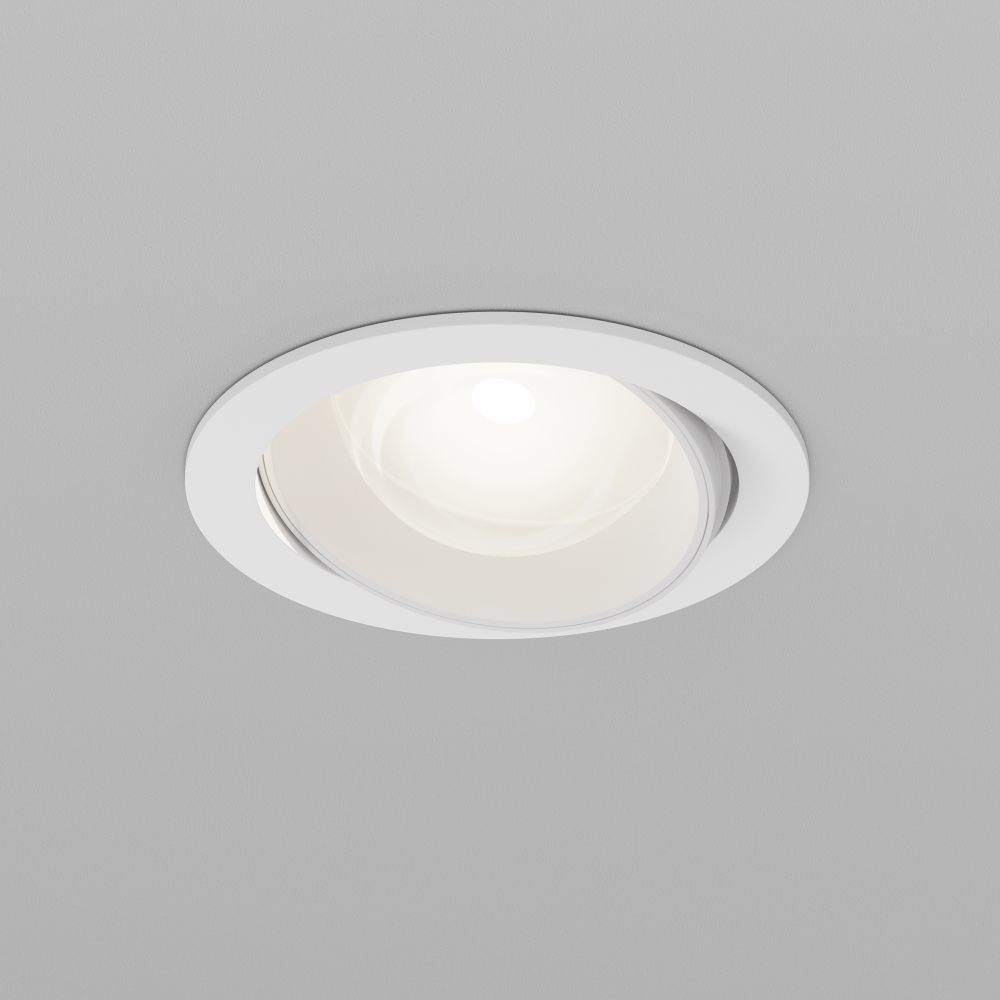 Встраиваемый светодиодный светильник Maytoni Lens DL105-12W4K-W