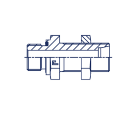 Штуцер FDE DS08 BSP 1/4" (корпус)