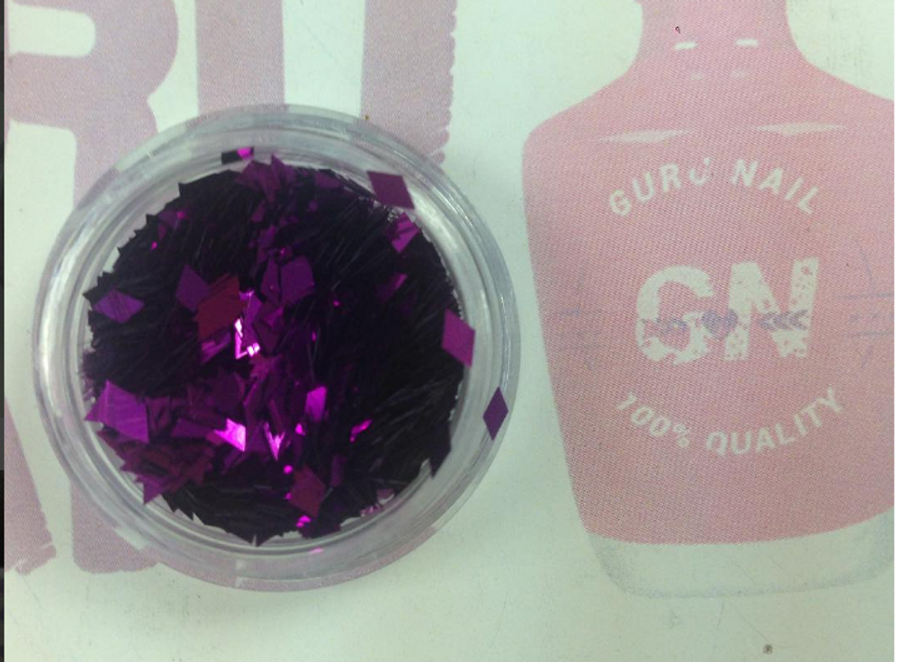 Ромбики для дизайна ногтей фуксия