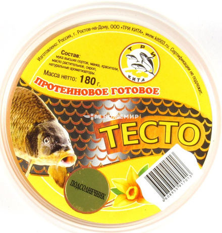 Тесто протеин.180гр Подсолнечник