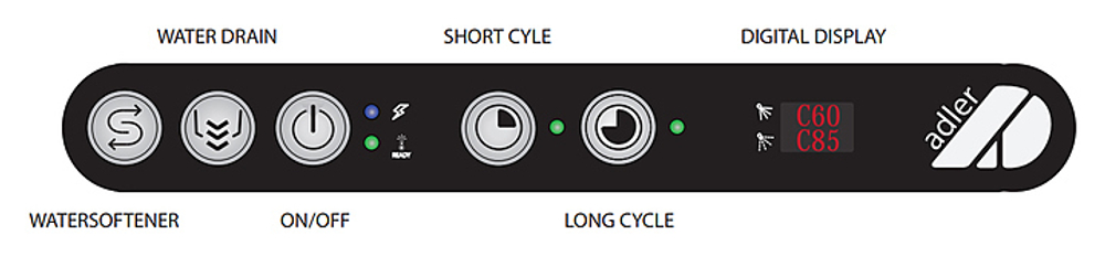 Посудомоечная машина с фронтальной загрузкой Adler ECO 50 PD