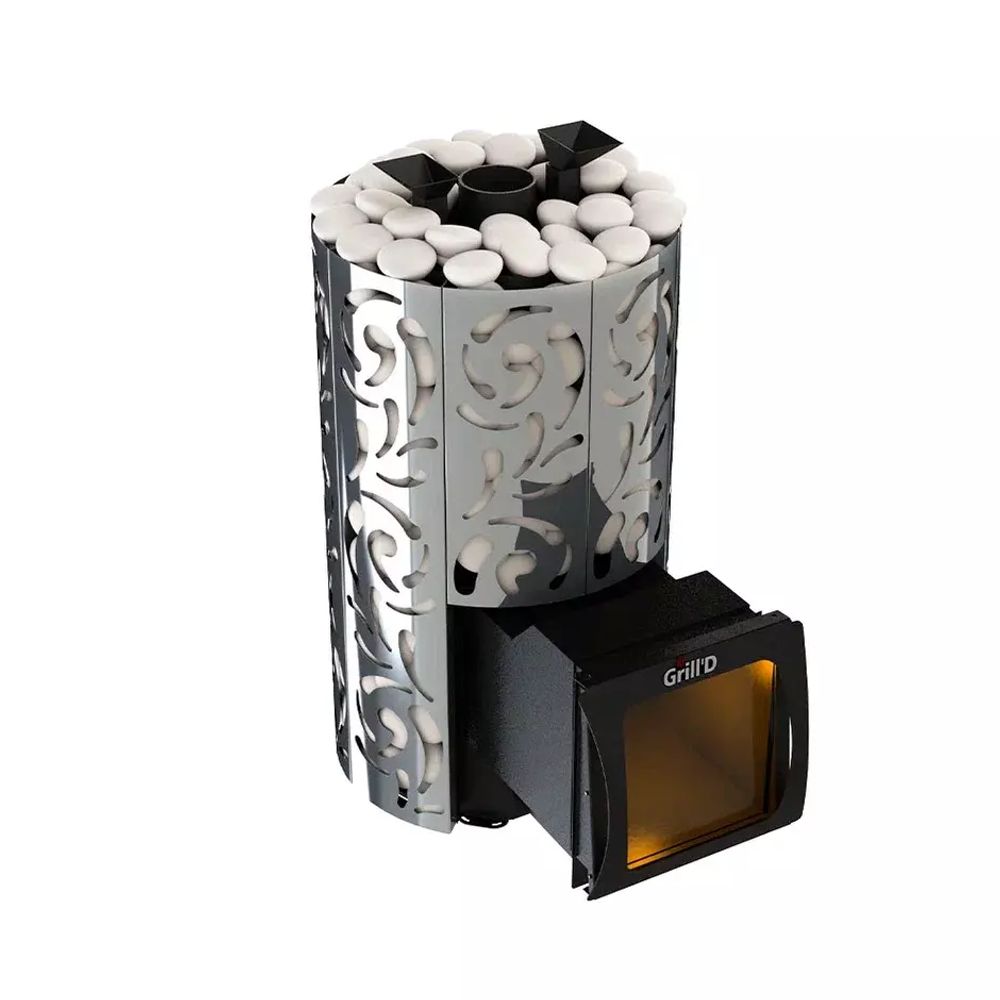 Дровяная банная печь Grill'D Violet 400 Long Max Pro