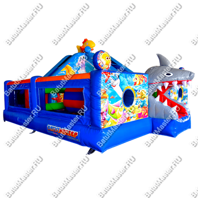 Популярный надувной батут "Приключения Золотой рыбки"