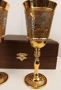 Подарочный набор рюмок "Вальс цветов"