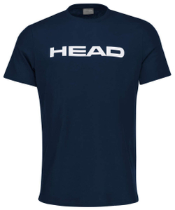 Футболка для мальчика теннисная Head Club Ivan T-Shirt JR - dark blue
