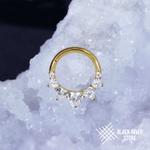 Кликер Amour Crystal PVD Yellow 1.2мм