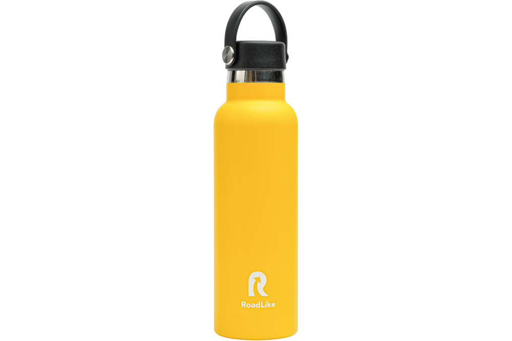 Термобутылка RoadLike Flask 600мл, желтый