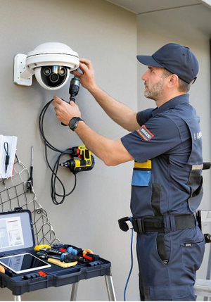 Монтаж систем видеонаблюдения