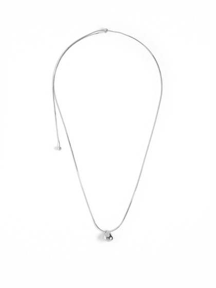 Колье "Snake drop" Silver