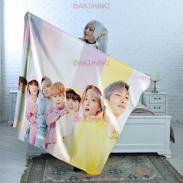 Плед БТС арт.103 (велсофт), 150х130 и 200х140 см