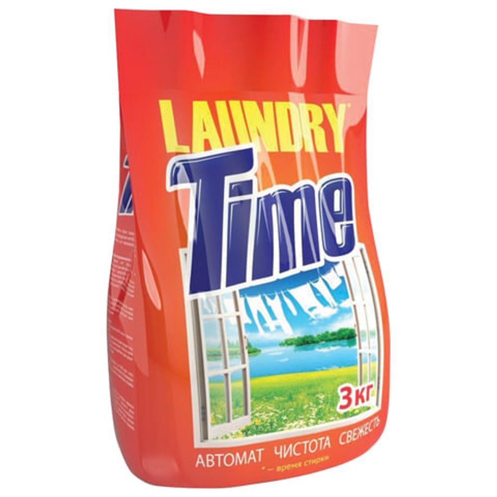 Стиральный порошок-автомат 3 кг, LAUNDRY TIME (Лондри Тайм)