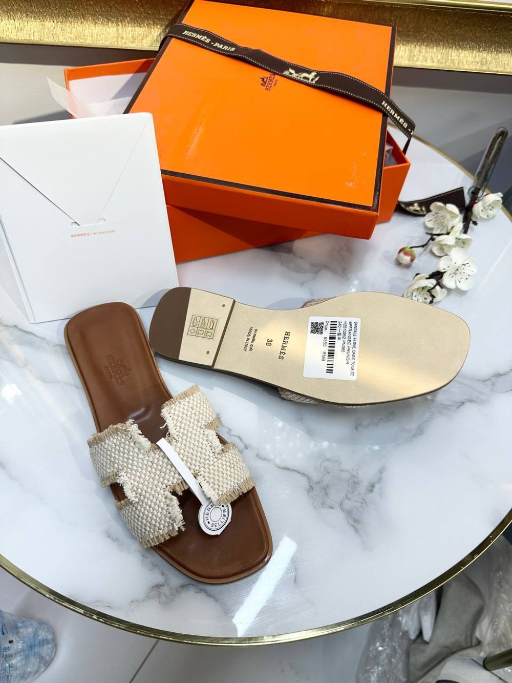 Шлепанцы Hermes