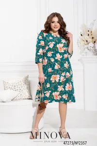 Платье 2357-зеленый Minova