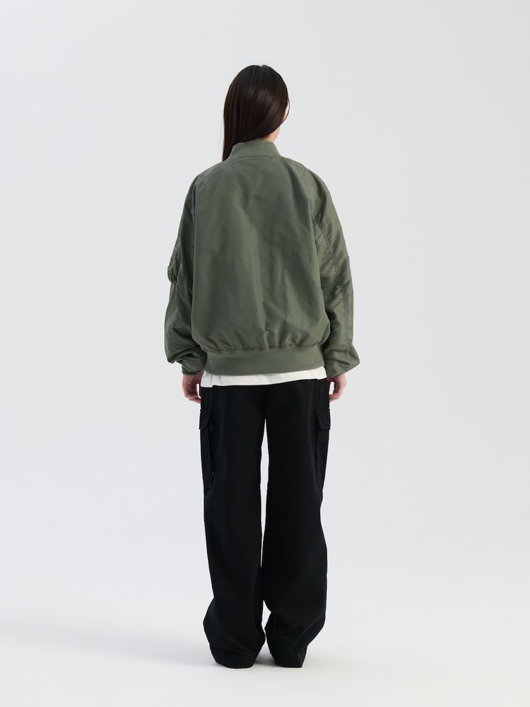 Бомбер Alpha Industries Logo L-2B Hunter Relaxed Field Grey (Полевой Серый)