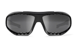 Спортивные очки LiP Surge Aero / Gloss Black - Black / PC Polarized / Levante Series Chroma Smoke