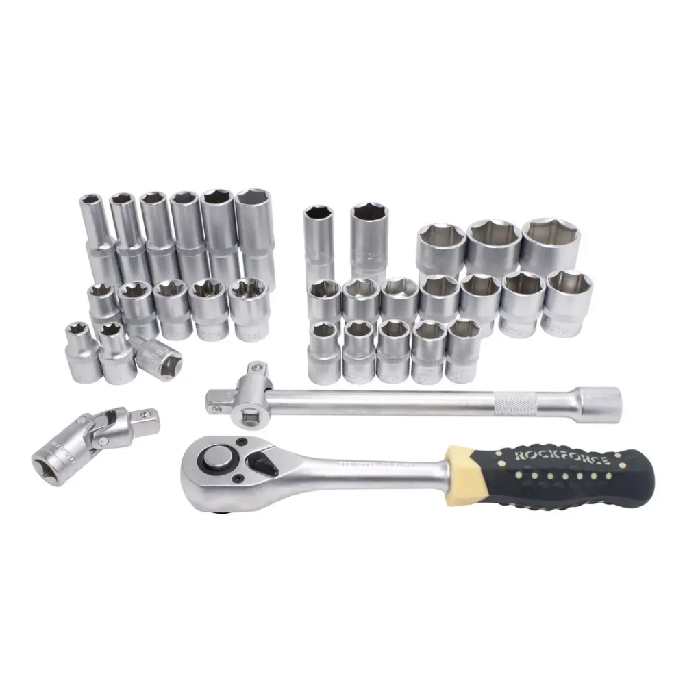 Набор инструментов 122 пр. 1/4'',1/2''(6гр.)(4-32мм) RockForce##Rock FORCE RF-38901