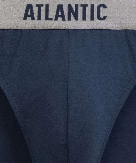 Мужские трусы (1шт) спорт Atlantic MP-1589, пима хлопок, сине-зеленый