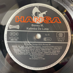 Винтажная виниловая пластинка LP Boney M. Kalimba De Luna 16 Happy Songs (Germany 1984)