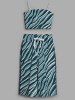 Костюм для девочки на лето с кюлотами