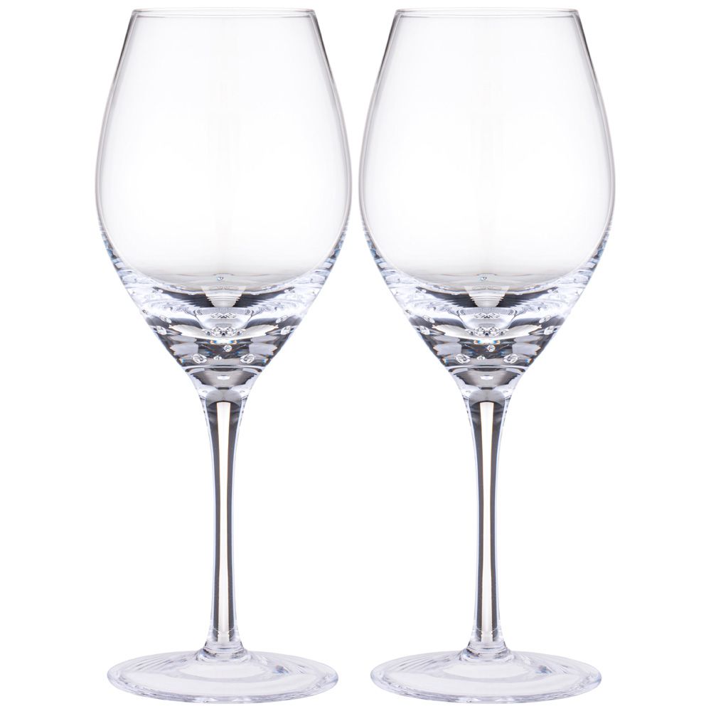 НАБОР БОКАЛОВ ДЛЯ ВИНА ИЗ 2 ШТ "BUBLES" 580 МЛ