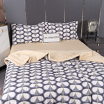 Комплект постельного белья Сатин с Одеялом 100% хлопок на резинке OBR095