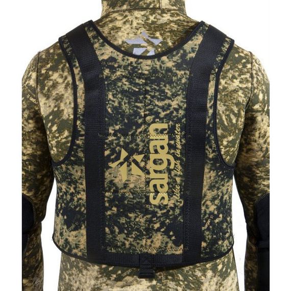 Гидрокостюм Sargan Урал камуфляж "Стрелолист" песчаный 3мм