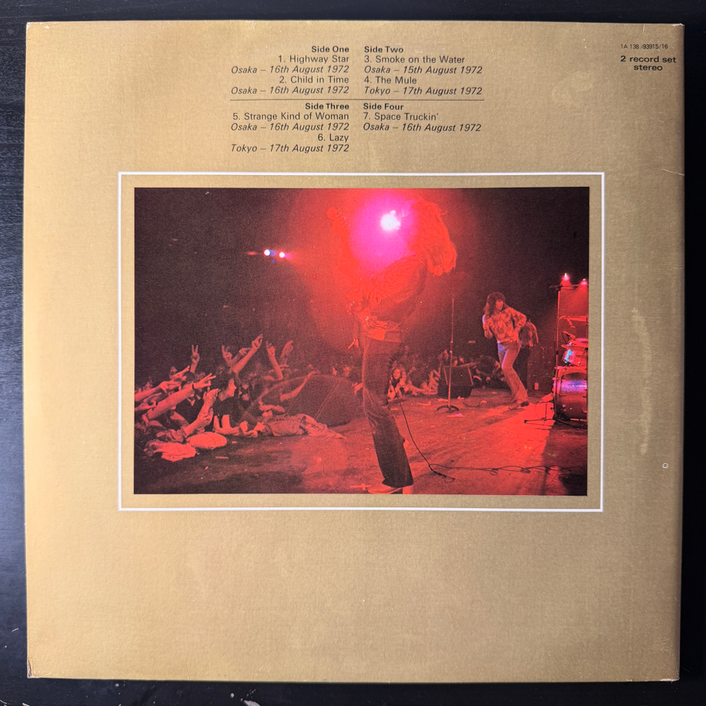 Deep Purple ‎– Made In Japan 2LP (Европа)