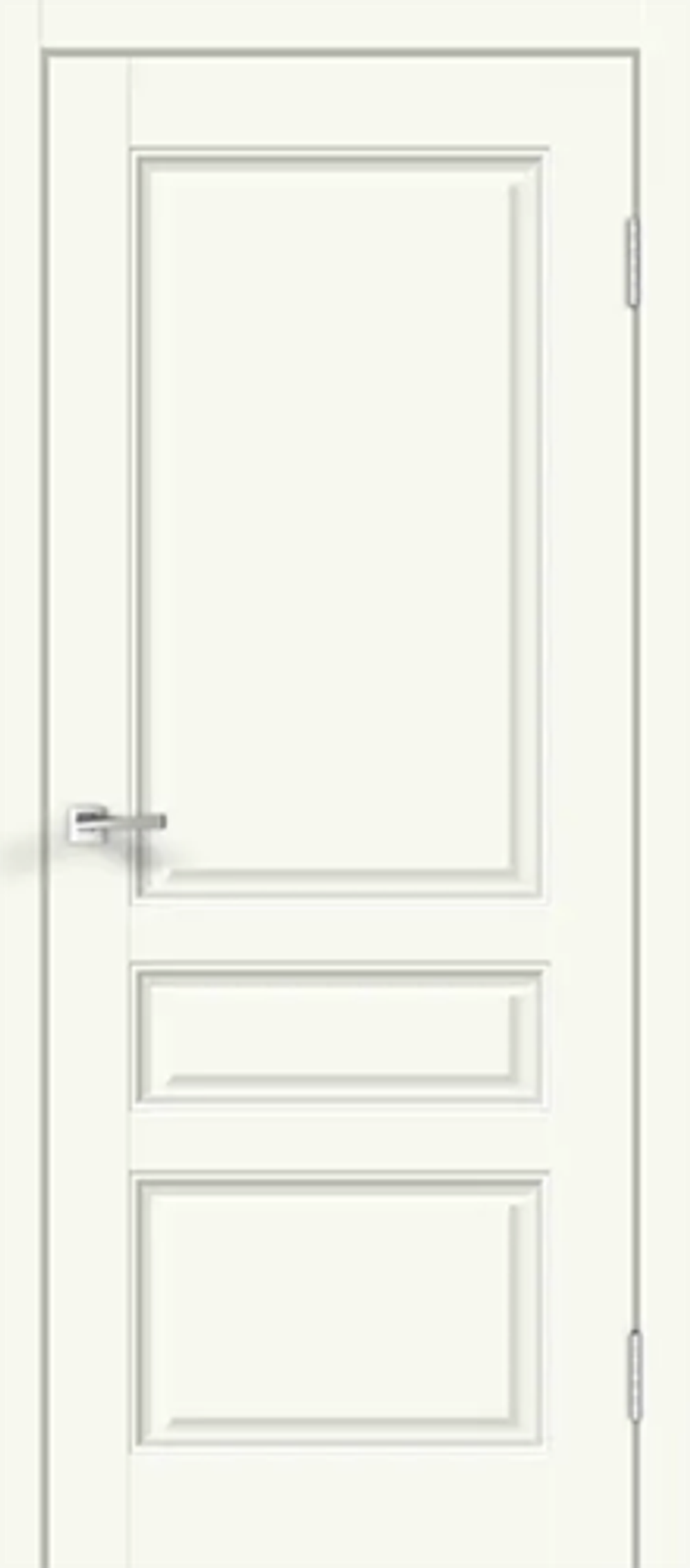 Межкомнатная дверь Velldoris Villa 3P PG Эмалит молочный