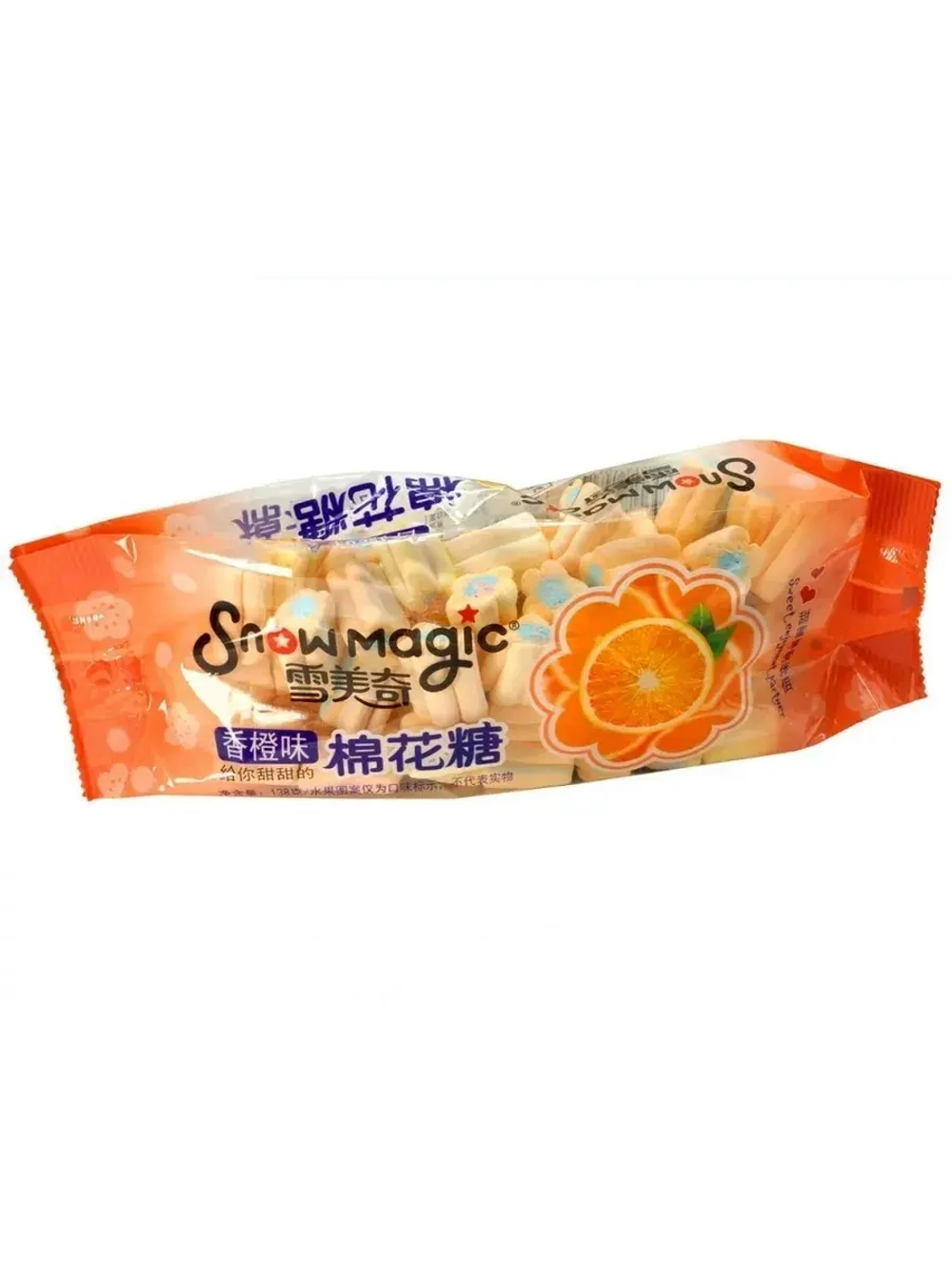 Зефирки маршмеллоу Персик, Апельсин, Яблоко 138 г * 3 шт