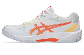 Женские кроссовки для бадминтона/сквоша Asics Gel-Task 4 - white/vivid coral