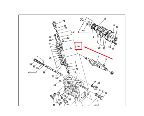 119593-51100 PLUNGER ASSY