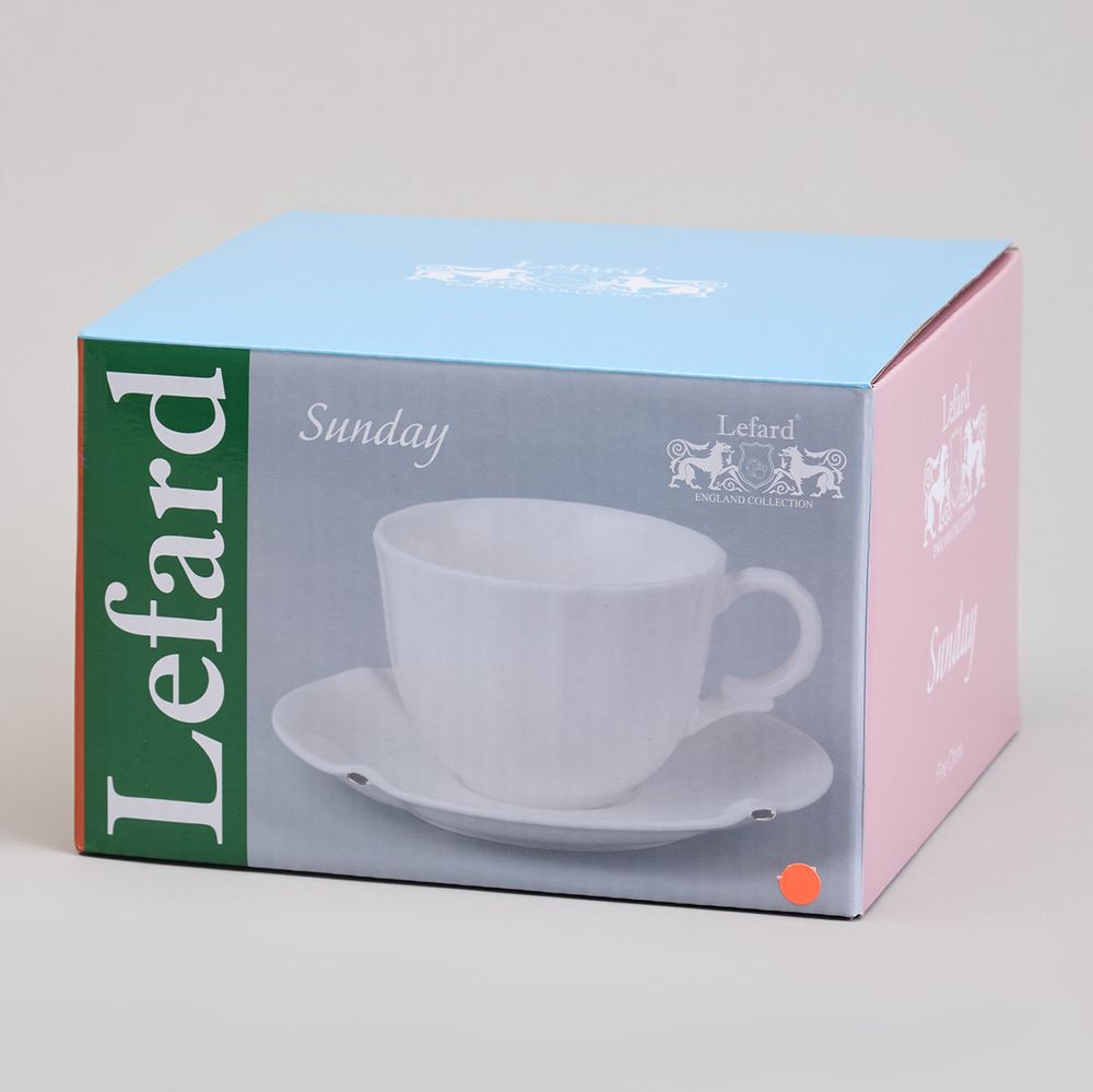 ЧАЙНЫЙ НАБОР LEFARD "SUNDAY" НА 2 ПЕР. 4 ПР. 220 МЛ ЗОЛОТОЙ