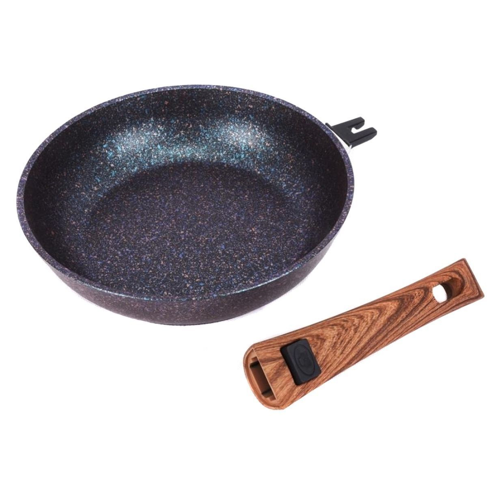 Сковорода алюминий, 26 см, антиприг, Kukmara, Granit Ultra, син, сгг262а, съем руч