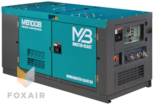 Винтовой дизельный компрессор Master Blast MB100B-10