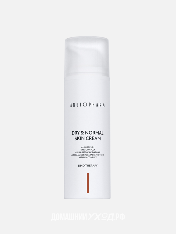 Крем для сухой и нормальной кожи Dry & Normal Skin Cream, Ангиофарм, 50 мл