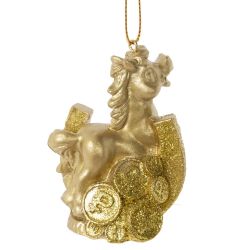 GAEM Фигурка декоративная подвесная"Лошадка", L5 W3 H7,5 см, 2в.